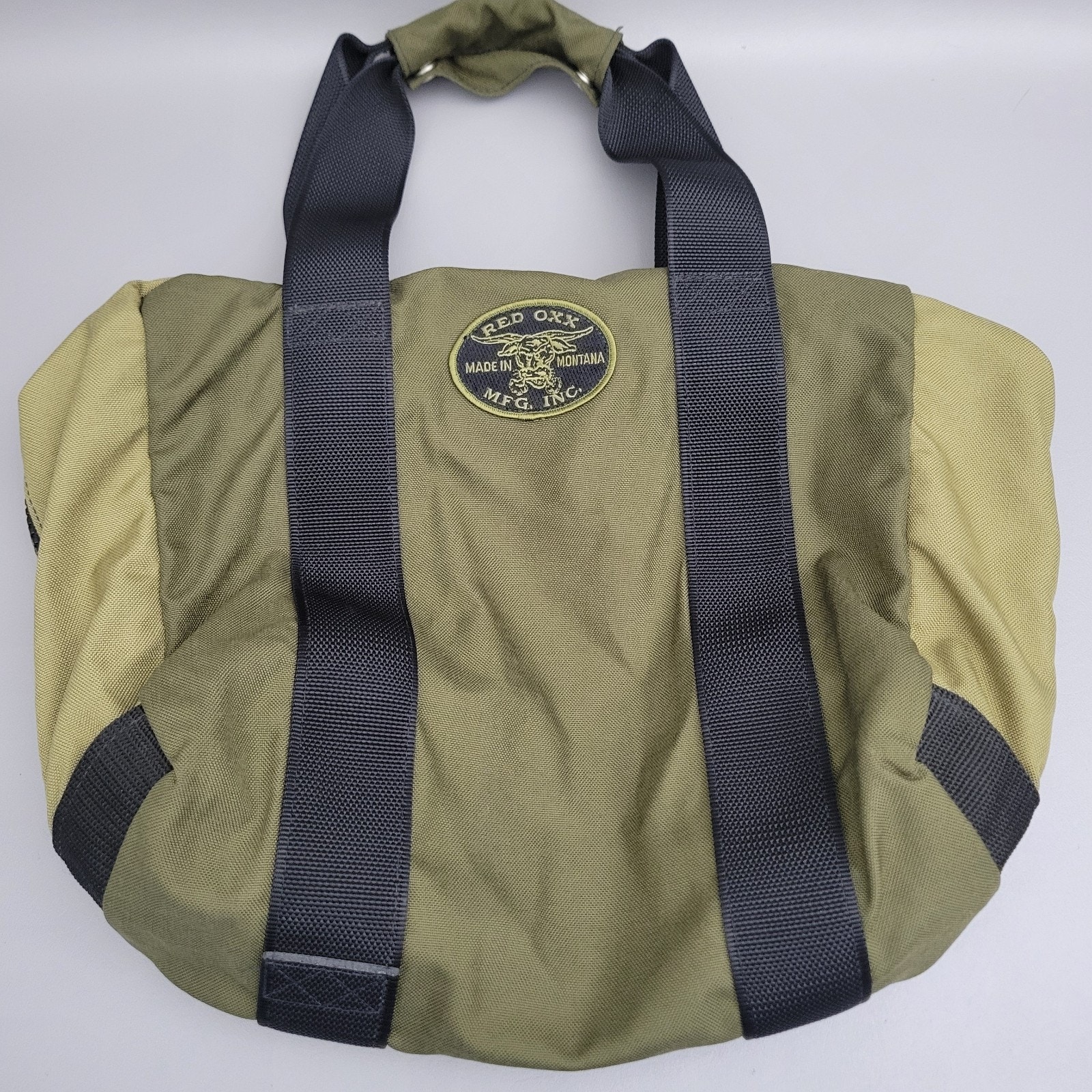 Red Oxx Bag Duffel Carry On Green Overnight "Stanley Steemer Embroidered"